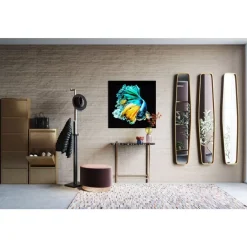 KARE Design Bilder-Glasbild Aqua Queen Fish 100X100Cm