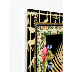 KARE Design Bilder-Glasbild Beetle Flower 100X100Cm