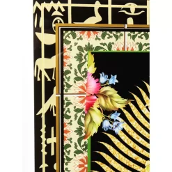 KARE Design Bilder-Glasbild Beetle Flower 100X100Cm