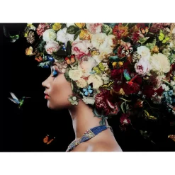 KARE Design Bilder-Glasbild Bunch Of Flowers 150X100Cm