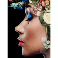 KARE Design Bilder-Glasbild Bunch Of Flowers 150X100Cm