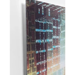 KARE Design Bilder-Glasbild 3D Future City 150X100Cm