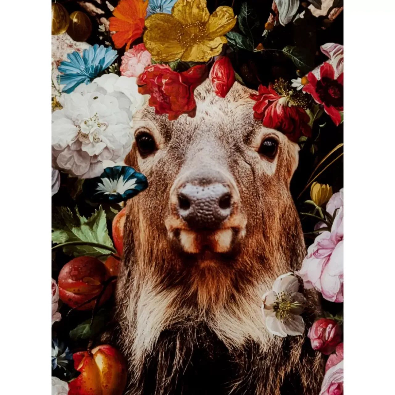 KARE Design Bilder-Glasbild Deer Garden 80X120Cm