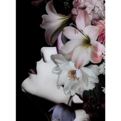 KARE Design Bilder-Glasbild Flowery Beauty 80X120Cm