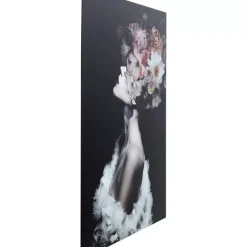 KARE Design Bilder-Glasbild Flowery Beauty 80X120Cm