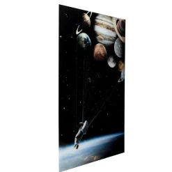 KARE Design Bilder-Glasbild Flying Astronaut 100X150Cm