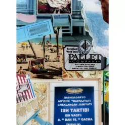 KARE Design Bilder-Glasbild Holiday In The 60S 120X150Cm