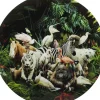 KARE Design Bilder-Glasbild Jungle Animals O120Cm