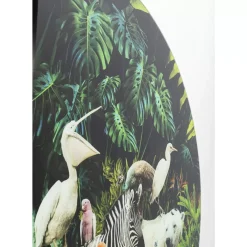 KARE Design Bilder-Glasbild Jungle Animals O120Cm