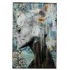 KARE Design Bilder-Glasbild Lady Flower 100X150Cm