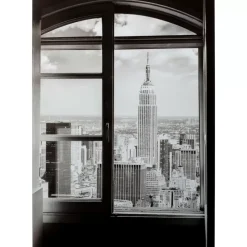KARE Design Bilder-Glasbild Manhattan View 100X150Cm