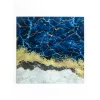 KARE Design Bilder-Glasbild Metallic Ocean 100X100Cm