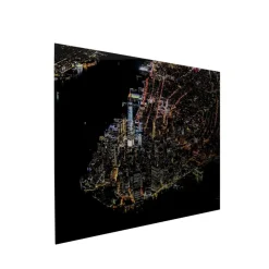 KARE Design Bilder-Glasbild Midnight City 180X120Cm
