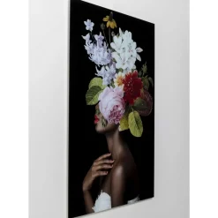 KARE Design Bilder-Glasbild Ms. Bouquet 80X120Cm