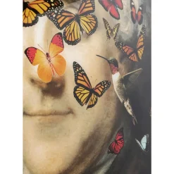 KARE Design Bilder-Glasbild Noble Butterfly 100X150Cm