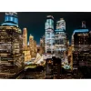 KARE Design Bilder-Glasbild Skyline Night 150X100Cm