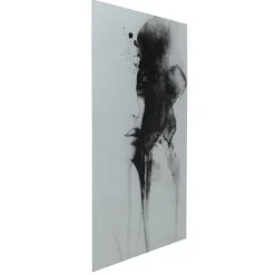 KARE Design Bilder-Glasbild Smokey Face 100X150Cm