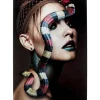 KARE Design Bilder-Glasbild Snake Girl 80X120Cm