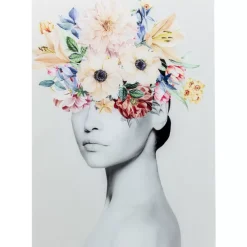 KARE Design Bilder-Glasbild Spring Hair 80X120Cm