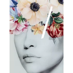 KARE Design Bilder-Glasbild Spring Hair 80X120Cm