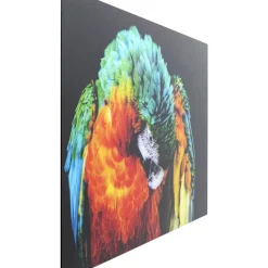 KARE Design Bilder-Glasbild Tropical Parrot 120X80Cm