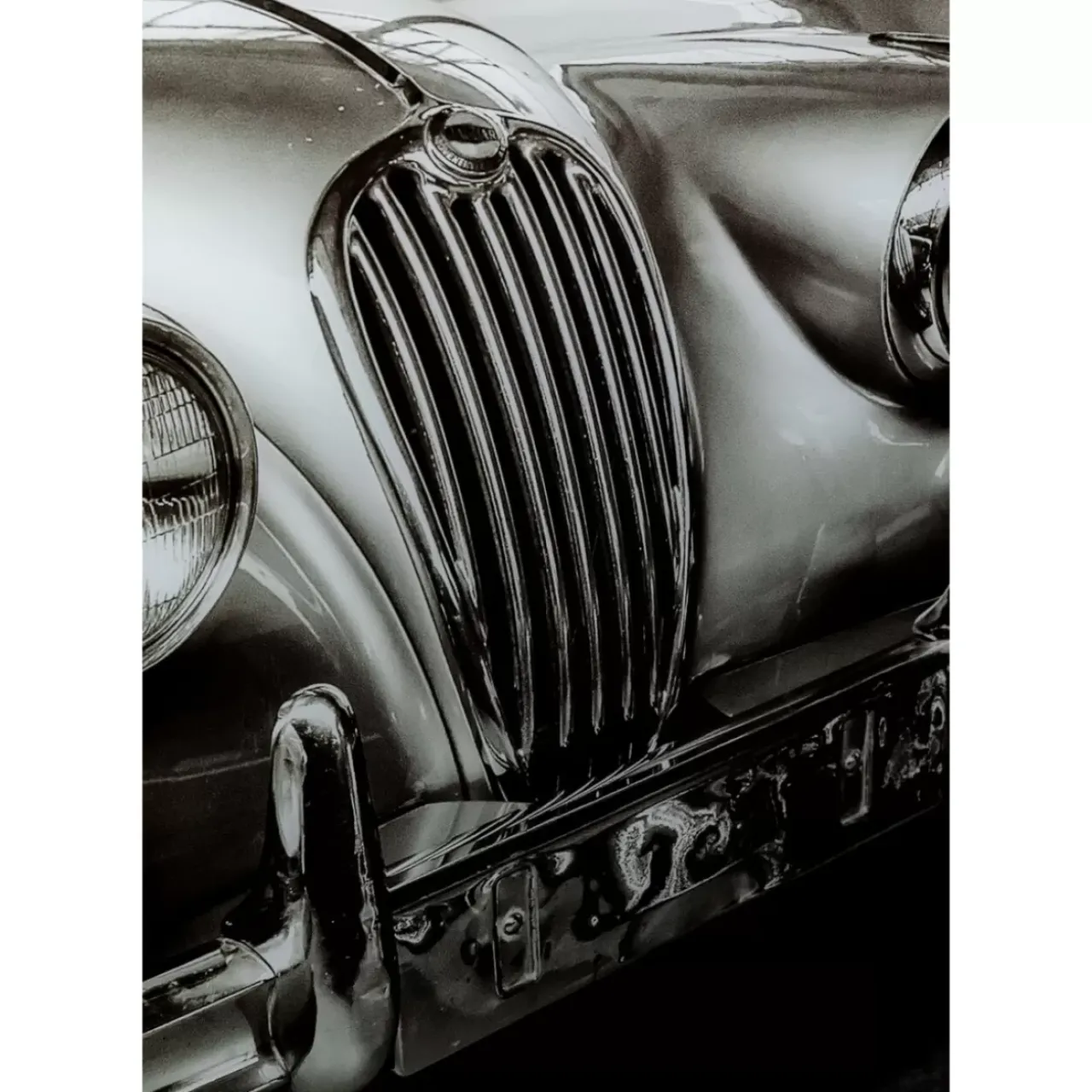 KARE Design Bilder-Glasbild Vintage Cabrio 150X100Cm