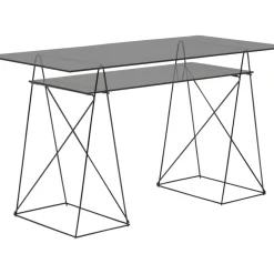 KARE Design Tische-Glasset Polar 8Mm Esg Smoke 130X65Cm