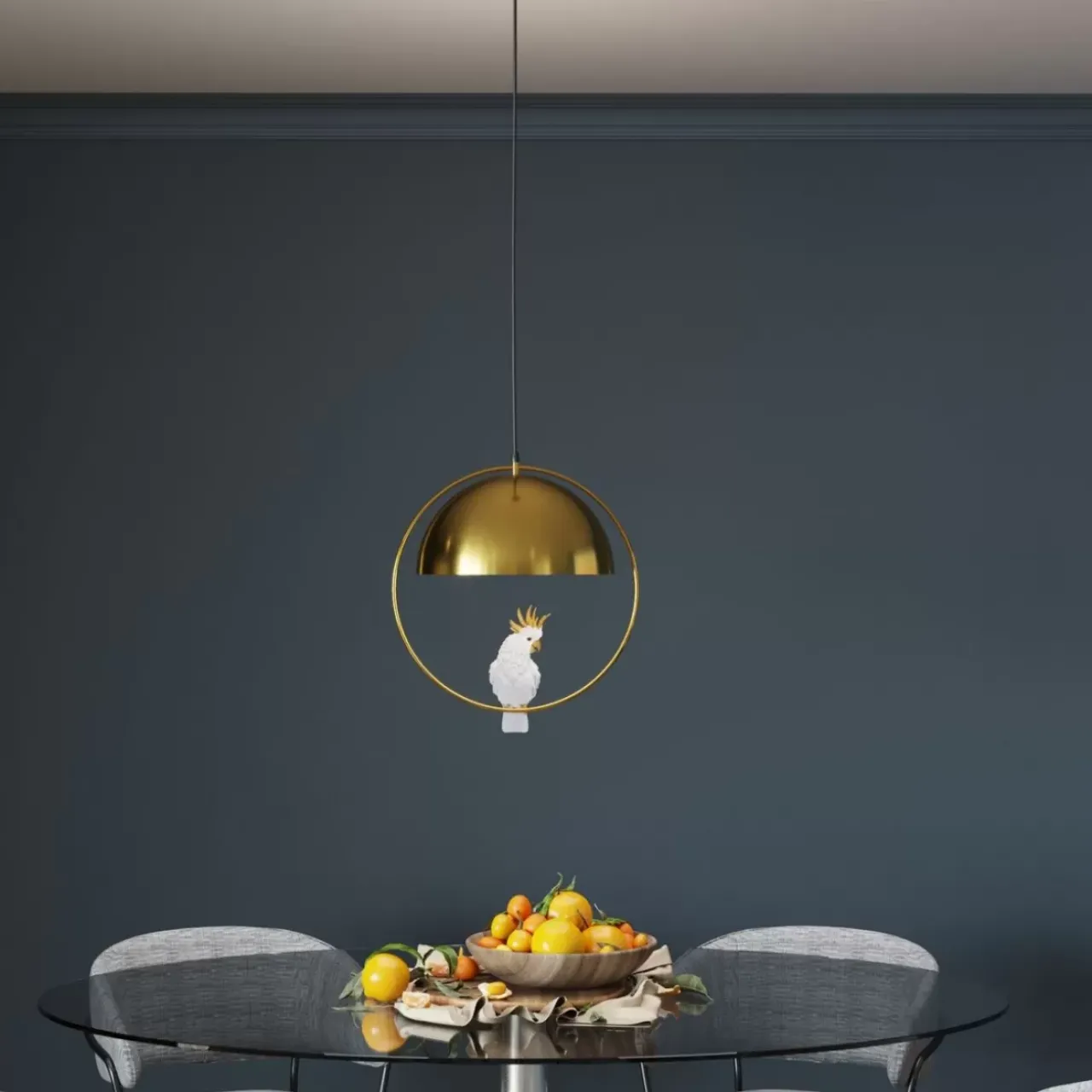 KARE Design Hängeleuchten-Hangeleuchte Animal Cockatoo