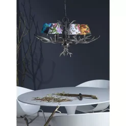 KARE Design Hängeleuchten-Hangeleuchte Antler Flowers 6Er