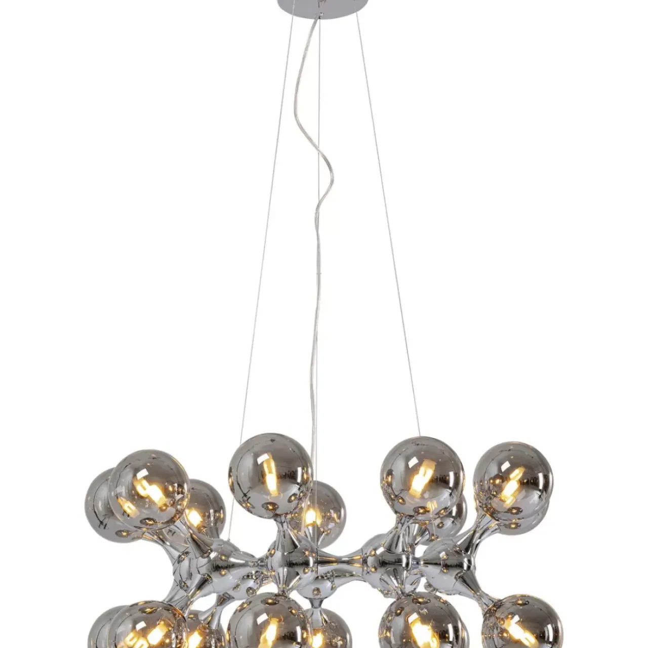 KARE Design Hängeleuchten-Hangeleuchte Atomic Balls Silber O74Cm