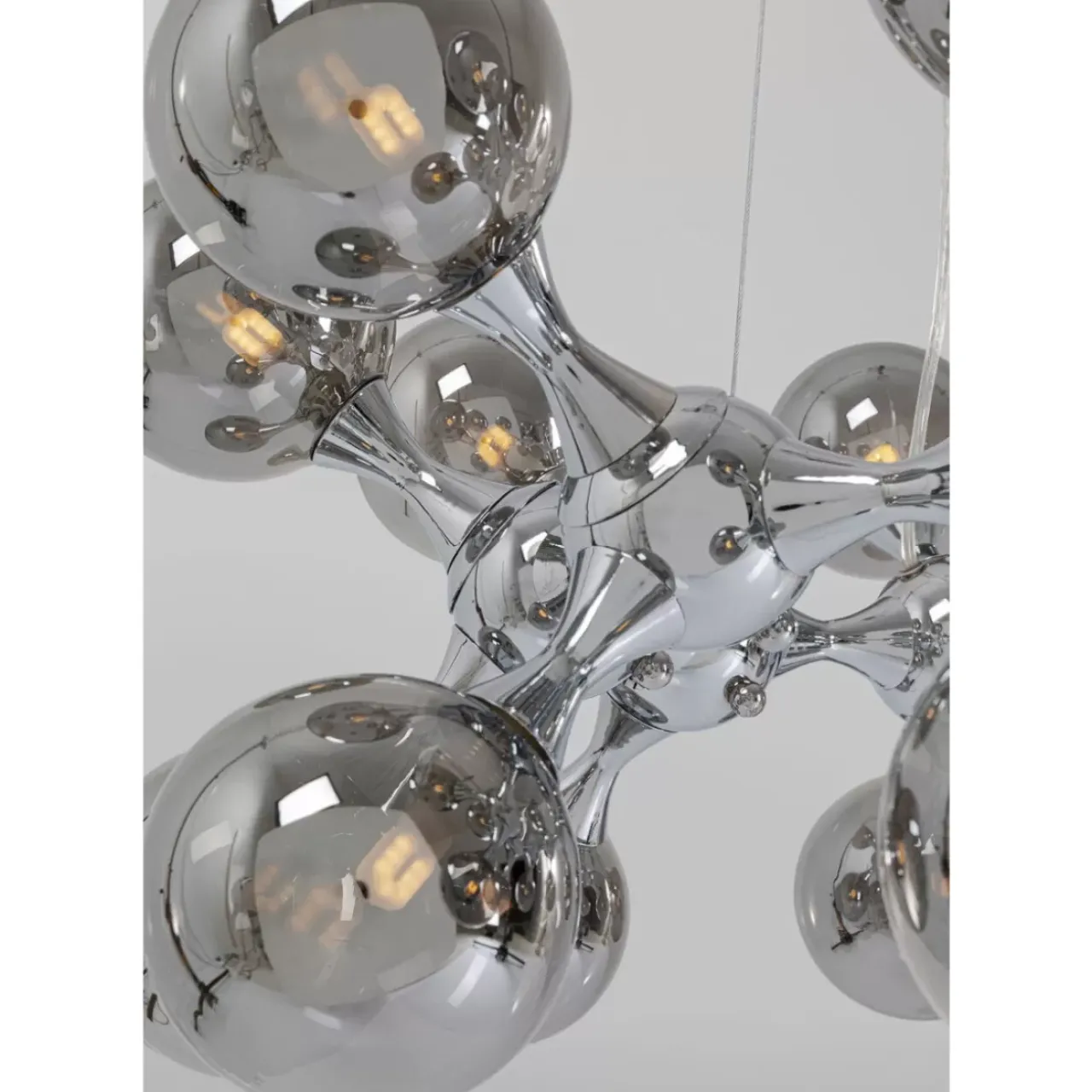 KARE Design Hängeleuchten-Hangeleuchte Atomic Balls Silber O74Cm