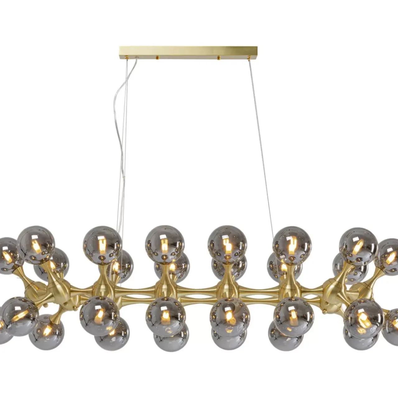 KARE Design Hängeleuchten-Hangeleuchte Atomic Balls Brass 140Cm