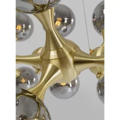 KARE Design Hängeleuchten-Hangeleuchte Atomic Balls Brass 140Cm