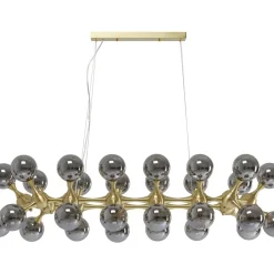 KARE Design Hängeleuchten-Hangeleuchte Atomic Balls Brass 140Cm
