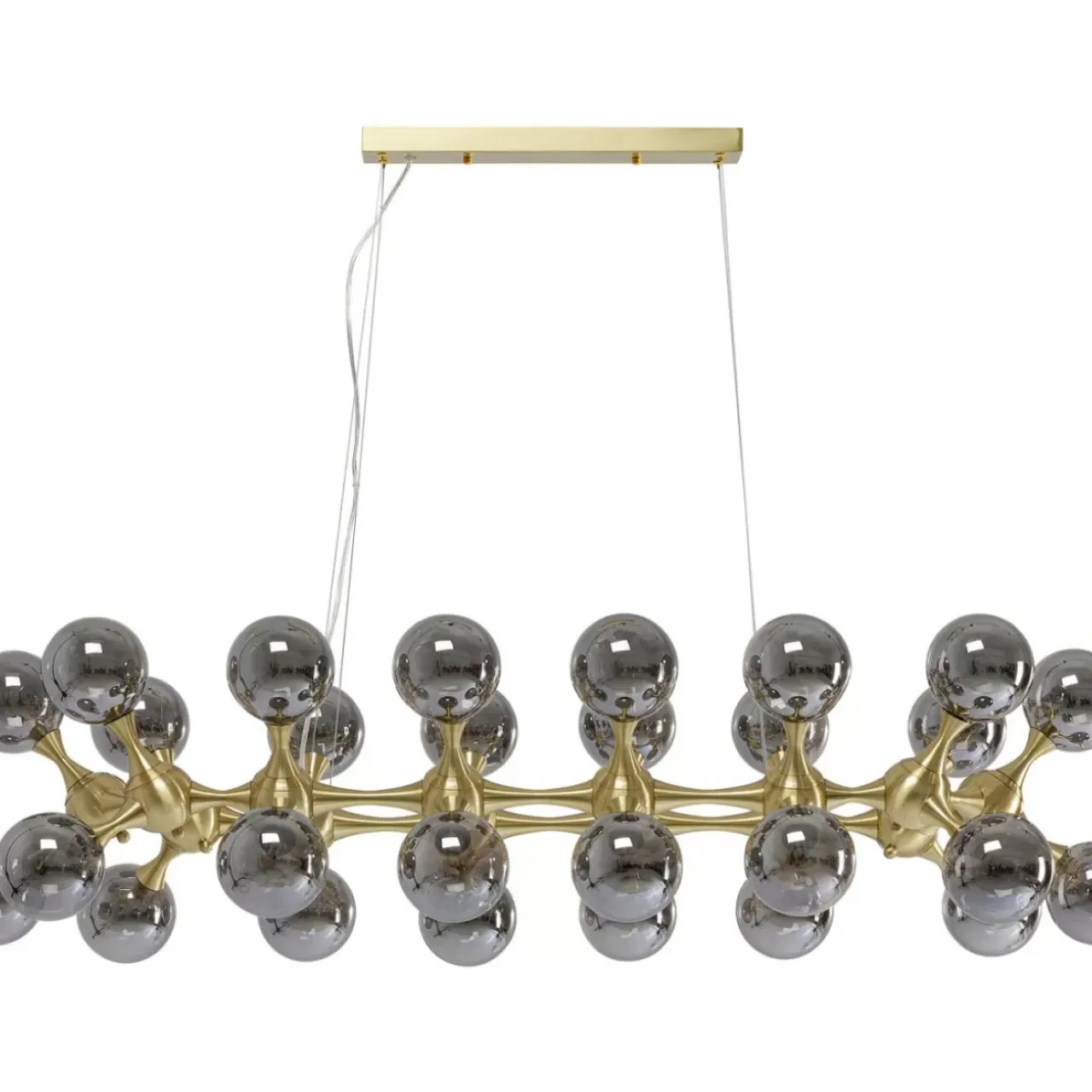 KARE Design Hängeleuchten-Hangeleuchte Atomic Balls Brass 140Cm