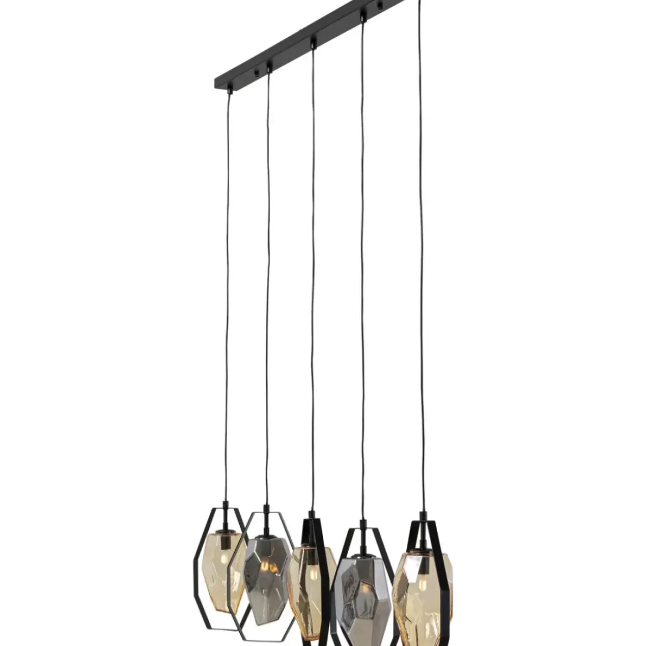 KARE Design Hängeleuchten-Hangeleuchte Diamond Fever Dining Schwarz 110Cm