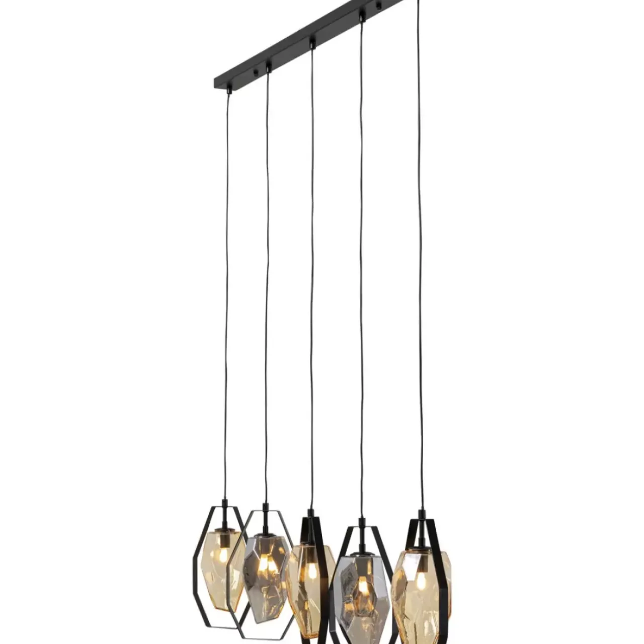 KARE Design Hängeleuchten-Hangeleuchte Diamond Fever Dining Schwarz 110Cm