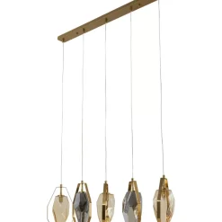 KARE Design Hängeleuchten-Hangeleuchte Diamond Fever Dining Brass 110Cm