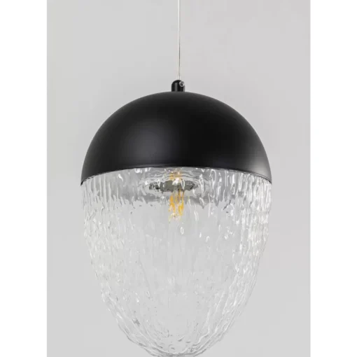 KARE Design Hängeleuchten-Hangeleuchte Frozen Schwarz Matt O20Cm