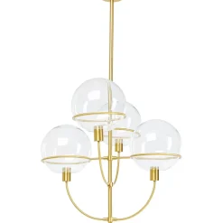 KARE Design Hängeleuchten-Hangeleuchte Lantern 4Er Brass