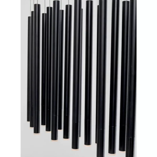 KARE Design Hängeleuchten-Hangeleuchte Living Vegas Schwarz Matt Led 120Cm