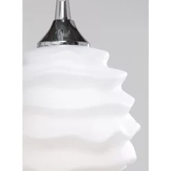 KARE Design Hängeleuchten-Hangeleuchte Ruffle Weis O 37Cm