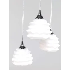 KARE Design Hängeleuchten-Hangeleuchte Ruffle Weis O 37Cm