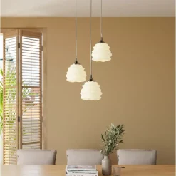 KARE Design Hängeleuchten-Hangeleuchte Ruffle Weis O 37Cm