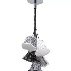 KARE Design Hängeleuchten-Hangeleuchte Saloon Ornament B&W 5Er