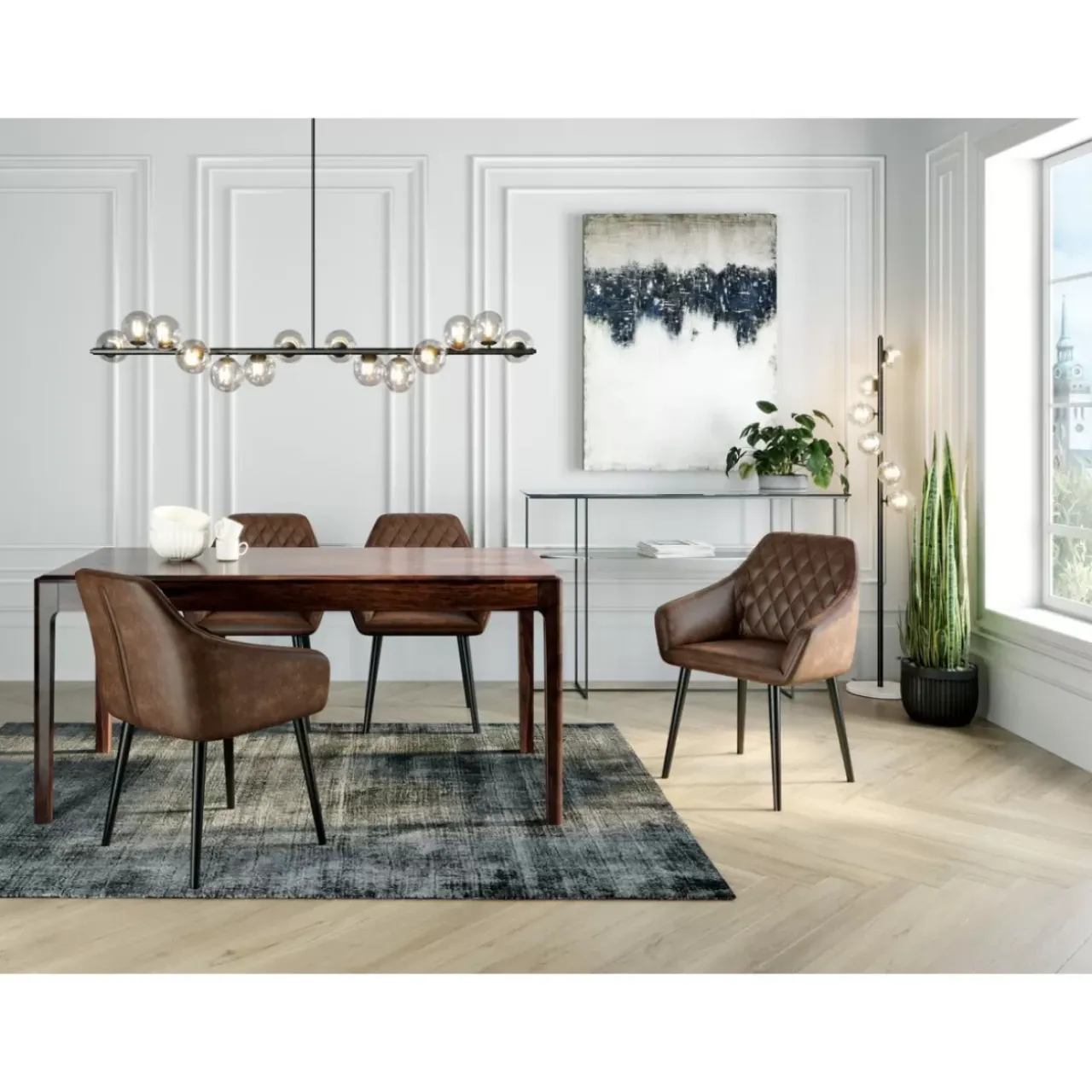 KARE Design Hängeleuchten-Hangeleuchte Scala Balls Schwarz 150Cm