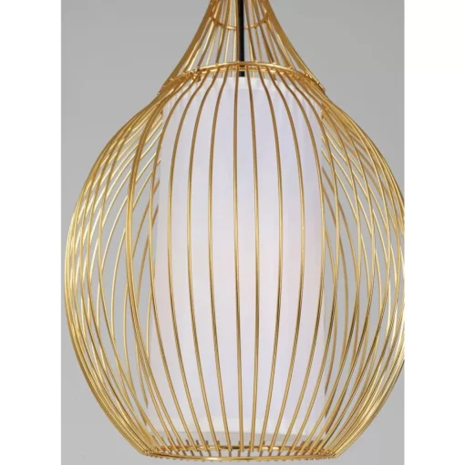 KARE Design Hängeleuchten-Hangeleuchte Swing Iron Tre Gold