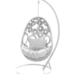 KARE Design Outdoormöbel-Hangesessel Ibiza Weiss