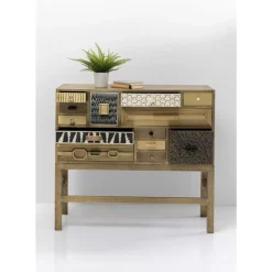 KARE Design Kommoden & Sideboards-Hochkommode Chalet Gold 13 Schube