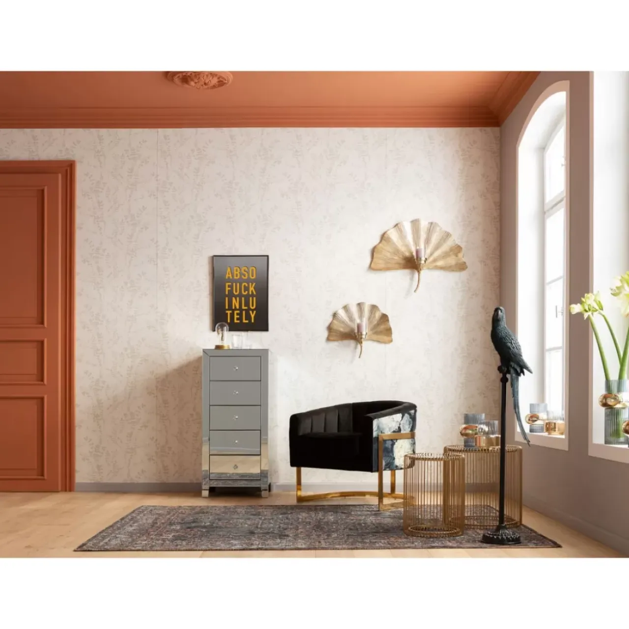 KARE Design Kommoden & Sideboards-Hochkommode Luxury 5 Schube